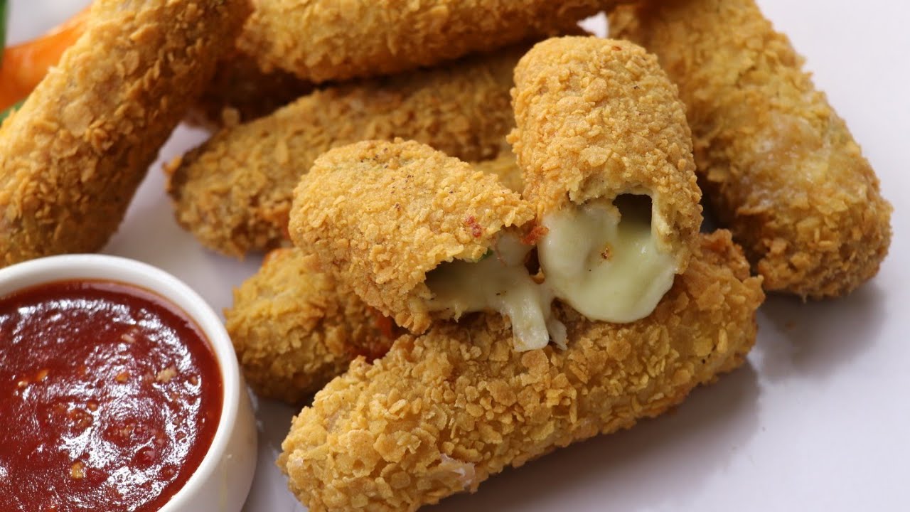 Chicken Cheese Strips (6 Pcs)