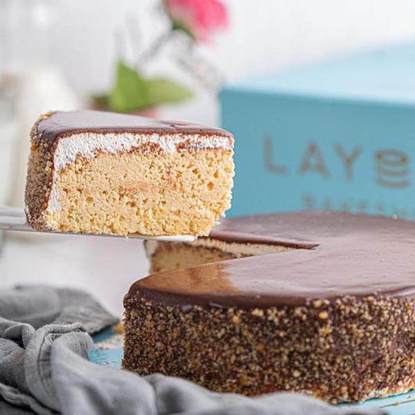Slice of Three Milk Cake